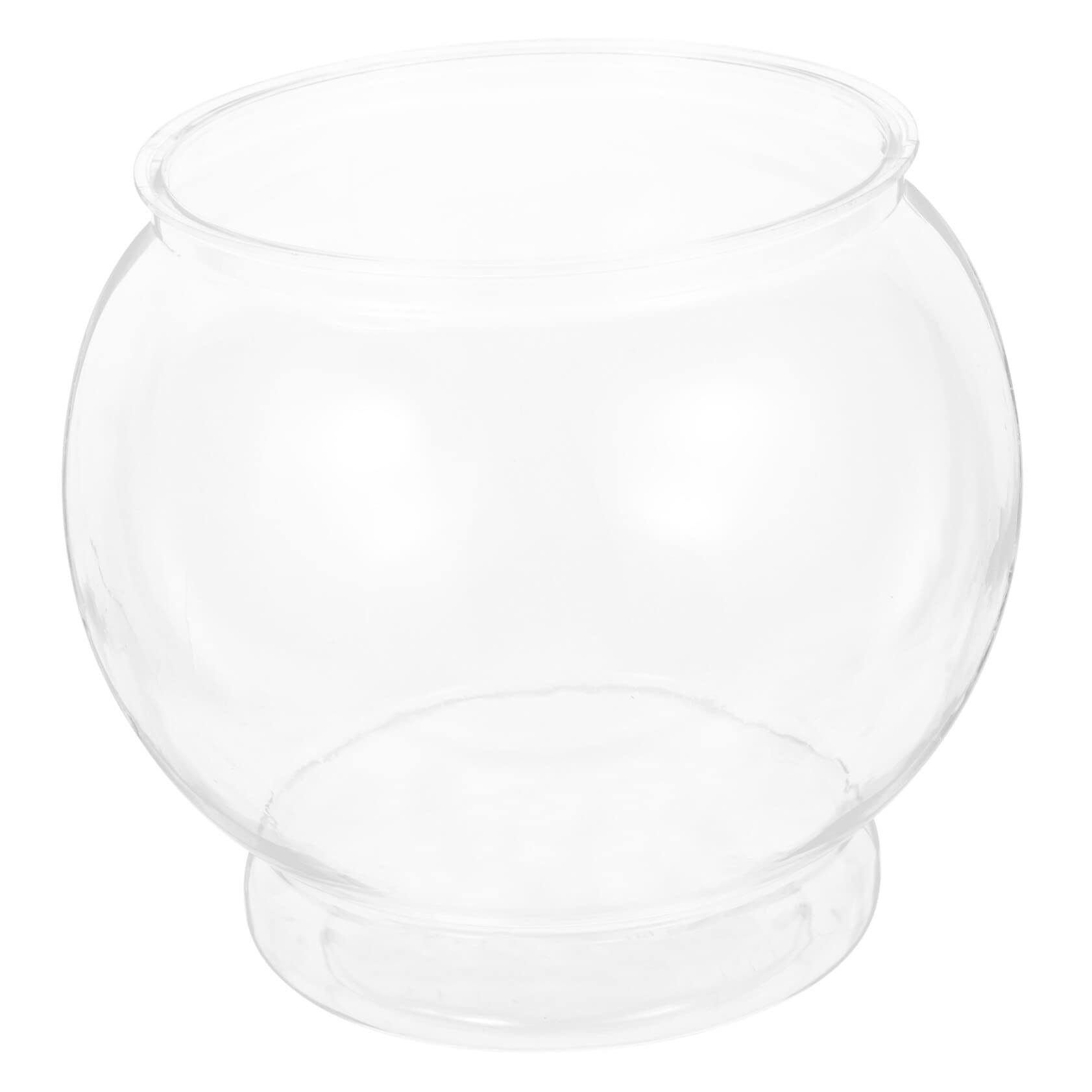 Aquarium Rond Plastique Transparent Pour Betta – Petit Format Bureau – Facile à Nettoyer – Résistant Aux Chocs - 3
