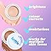 Lottie London Bright Bounce in Light, Undereye Brightening Corrector, Cream-based Skin-perfecting Concealer, Reduces the Appearance of Dark Circles