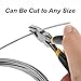 BE-TOOL 4PCS Ceiling Hanging Wire Cable Kit, 304 Stainless Steel Suspension Cable Kit for Linear Light, Panel, Pendant, Chandelier, Suspension Light Fixture(2m/6.56ft)