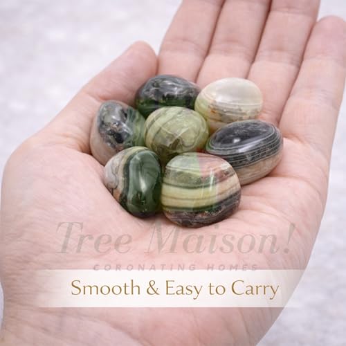 Image of Sulemani Tumble Stone | 50 gm Tumbled Gemstones | Reiki Healing Stones | Home Decor Pebbles | Aquarium Gravel | Garden & Table Dcor