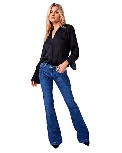 PAIGE Women's Genevieve Transcend High Rise Flare Jean, Rhythm, 28
