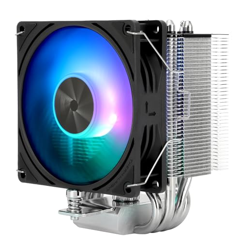 Thermalright Assassin X 90 SE ARGB CPU-Luftkühler mit 4×6mm HeatPipes, 92mm...