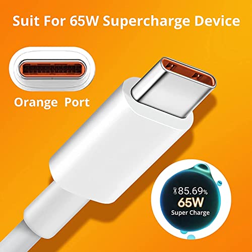 Image of Original 65W SuperVooc USB Type C Fast Charging Cable for Realme XT | XT 730G | X2 | C12 | Realme Narzo 20A | 6 | 7 | 7 Pro