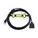 AMSAMOTION USB-MR-CPCATCBL3M Suitable Mitsubishi Melsec Servo Drive MR-J2S MR-J2 Debugging Cable USB to RS232 Adapter