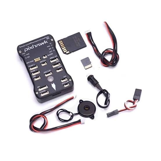 Image of DIY Quadcopter Drone Kit with Pixhawk Flight Controller, FSi6 Transmitter, Motors, ESC, Frame, Complete Assembly Set