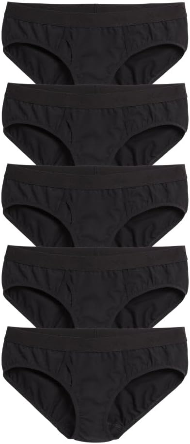 TomboyX Iconic Briefs Underwear for Women, Cotton Blend Sustainable Soft Stretch Fabric, Full Coverage Low Rise Brief Panties
