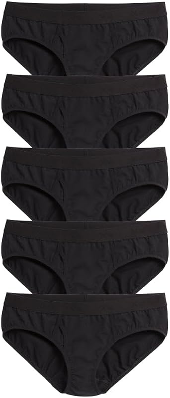 TomboyX Iconic Briefs Underwear for Women, Cotton Blend Sustainable Soft Stretch Fabric, Full Coverage Low Rise Brief Panties