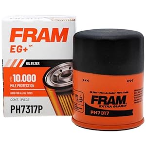 Filtro roscado de aceite Fram ph7317 Extra Guard Passenger coche , extra protección, N/A