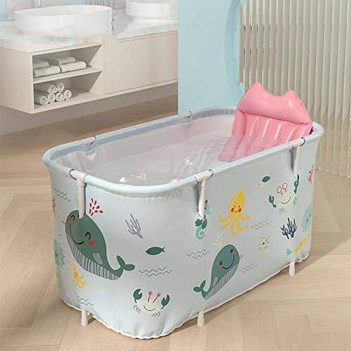 winterseet Bañera Plegable para Adultos, Juego De Bañera Plegable Portátil, Cubo De...