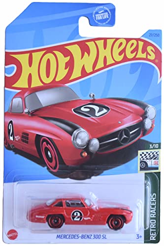 Hot Wheels Mercedes Benz 300 SL, Retro Racers 3/10 miniatura 1