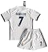 Cristiano Ronaldo #7 Real Madrid 2015/2016 Home Jersey & Shorts for Kids (11-13 Years Old)
