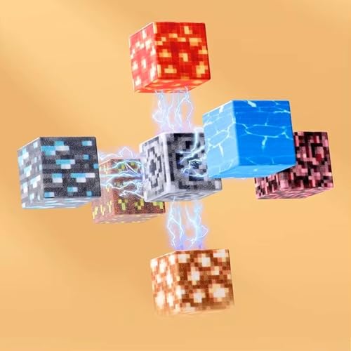 Image of Lefan 148+ PCS Magnetic Building Blocks Set with 15+ Characters, Creative 3D Cube Construction Toy with Storage Box for Kids, Educational STEM Building Toy for Boys & Girls