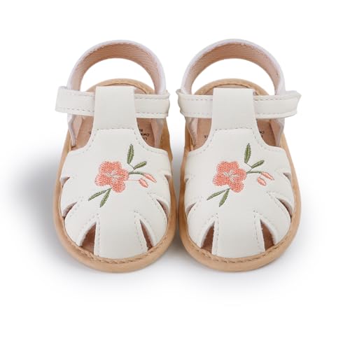 Image of Infant Baby Girls Boys Summer Sandals Premium Unisex Non Slip Rubber Soft Sole Breathable Toddler First Walker Outdoor Beach Shoes