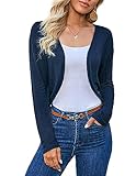 【ELEGANTE BOLERO】Schmal geschnittener kurzer Strickpullover, weicher und bequemer Strickstoff, gut elastisch, sehr angenehm zu tragen.