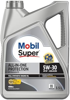Mobil Super All in One Protection X1 Formula FE 5W-30 Fully Synthetic Petrol/Diesel Engine Oil (3.5 L)