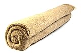 mgc24 Jute-Nadelfilzmatte aus Jute, Frostschutz und Kälteschutz für Pflanzen, 100% Naturmaterial, Rolle 0,5 x 1,5m Natur