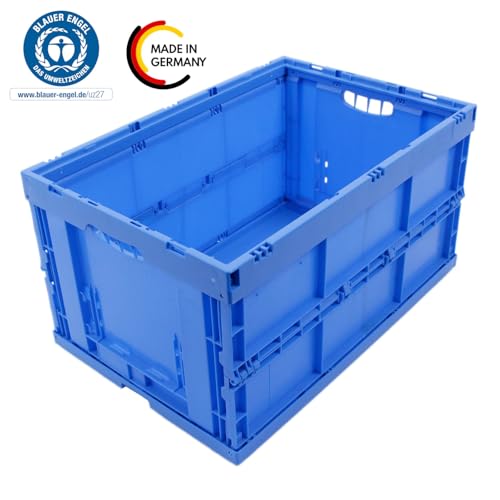 Klappbox 61 Liter – Stabile Transportbox aus Kunststoff, Made in Germany