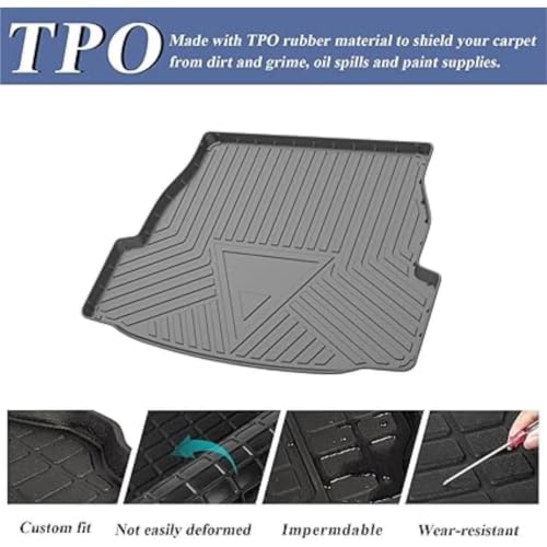 Tapis de coffre Toyota RAV4 sans odeur plateau protection 3D - 4