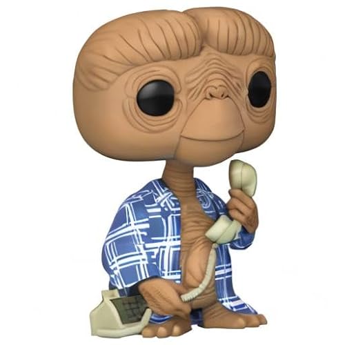 Funko Pop! Movies: E.T. 40th - E.T. in Flannel - E.T. - E.T. The Extra Terrestrial - Figurine en Vinyle à Collectionner - Idée de Cadeau - Produits Officiels - Jouets pour Les Enfants et Adultes