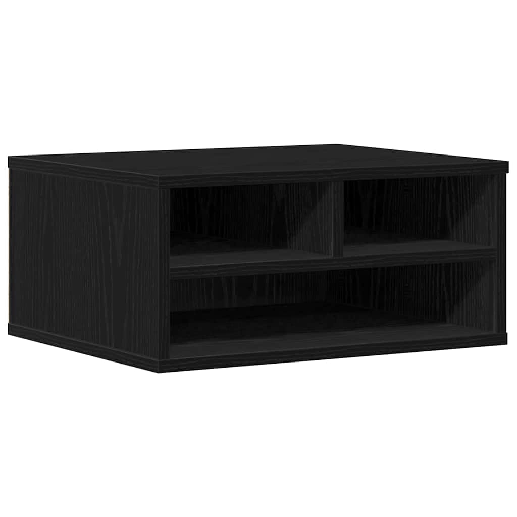 Soporte para impresora, color roble negro
