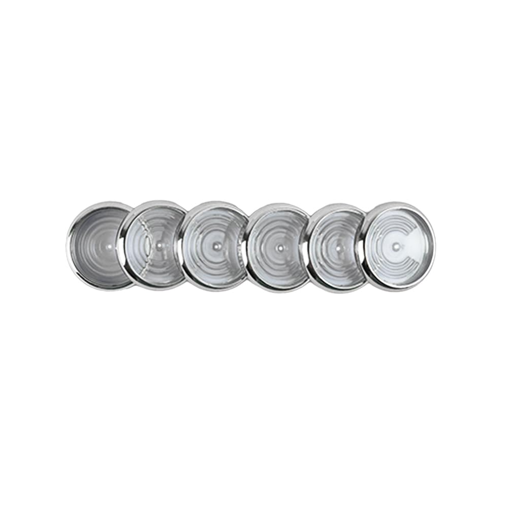 Large Silver Discs (12 Units, Support Up to 150 Sheets) for Assembling a Create a Notebook Discbound