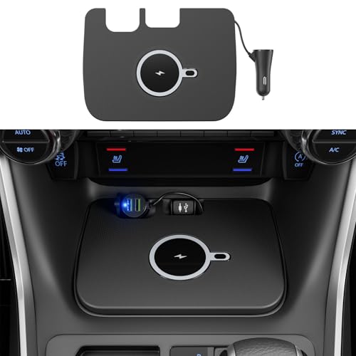 Image of Xipoo Car Wireless Charger Compatible with 2019-2025 Toyota RAV4 Charging Tray Magnetic Wireless Phone Charging Pad Replacement for 2019-2025 Toyota RAV4 Accessories