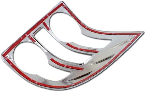 2 Pieces Chrome ABS Tail Light Bezel Trim Cover Compatible with 2009-2014 Ford F-150 Truck, 2010 2011 2012 2013