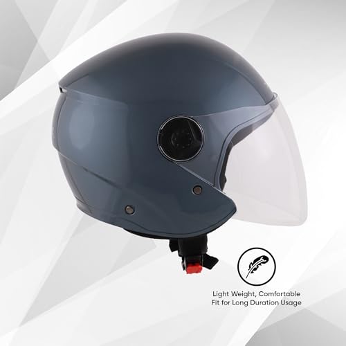Image of TVS iQube Open Face Helmet for Men & Women | ISI Certified