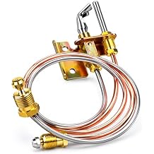 24 Inch Water Heater Pilot Assembly & Thermocouple Replacement Kit, Universal Natural Gas/LP Furnace Boiler Part, Fits Honeywell & More, Fixes Pilot Light That Wont Stay Lit