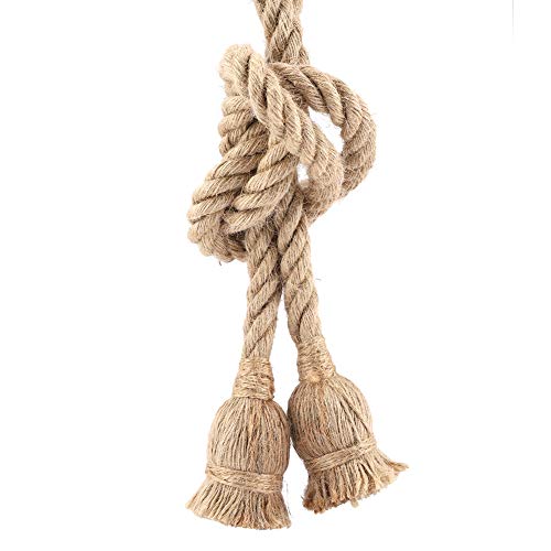 Suporte de Base de Lâmpada de Corda de Cânhamo Vintage para Decoração de Quarto, Ele Se Destaca Em Q