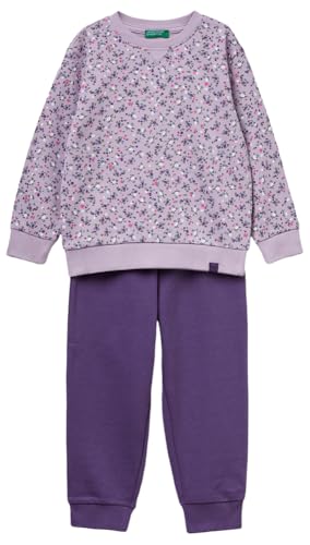 Ensemble tricot et pantalon 4 ans multicolore Benetton habit enfant