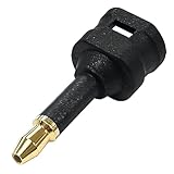 F-Factory 光角型変換 光デジタルケーブル 角型⇒丸型変換プラグ 光ケーブル/HP-2[バルク]