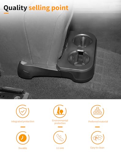 Portavasos trasero para Ford Bronco 2021-2024 4 puertas miniatura 5