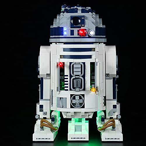 KCGNBQING Lichtsatz für Bausteine Modell, LED-Lichtkit, das mit Lego 75308 kompatibel ist, Nicht Enthalten das Modell…