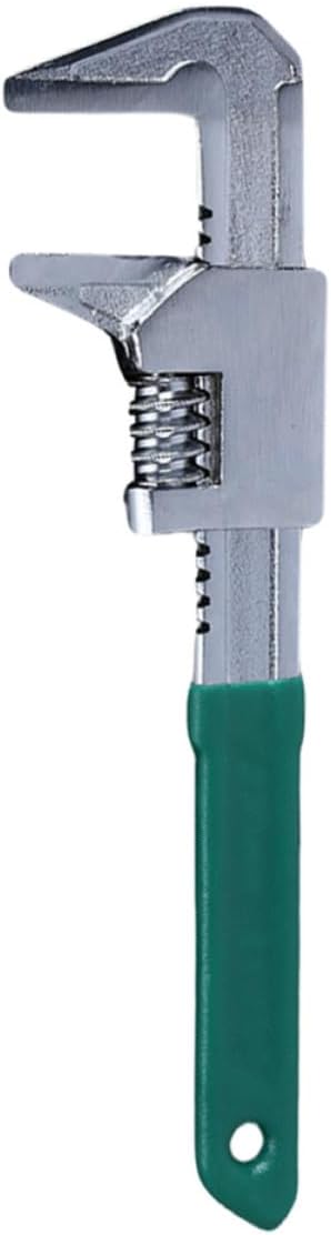 Steel Plumbing Pliers with Right Angle Spanner Design, Strong Grip Non-slip Metal Tube Wrench for Automotive and Home Repair Hand Tool Random Color