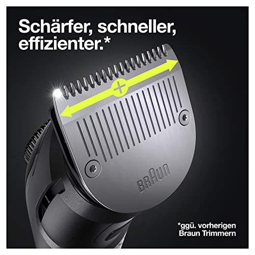 Barttrimmer Braun 7 für Herren Haarschneider und Bartpflege