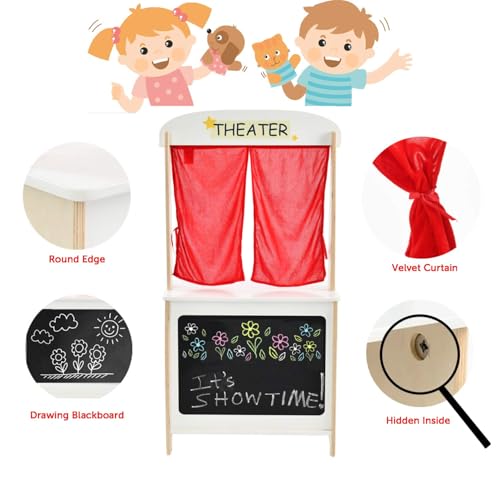 Labebe HY1930001-2024 Wood Puppet Theater thumb #5