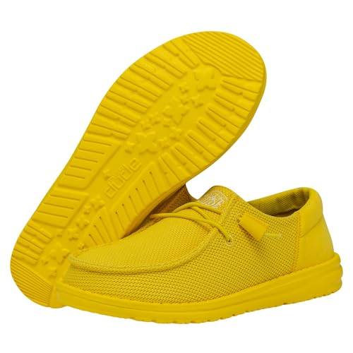 HEYDUDE HEYDUDE Women's Wendy Funk Mono, Empire Yellow Size 5 | Lightweight Slip On with Cushioned Comfort and Easy On Design
