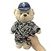 yskcsry Kawaii Oso De Peluche Muñeca De Juguete De Felpa Azul Marino Camuflaje Oso Soldado Almohada Bebé Dormir Juguete De Peluche Niños Colección De Juguetes Regalo 25Cm