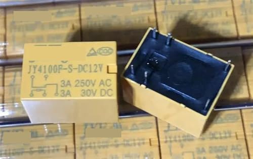 Relé de 6 pines JY4100F-S-DC12V micro interruptor electromecánico de 3 amperios 3