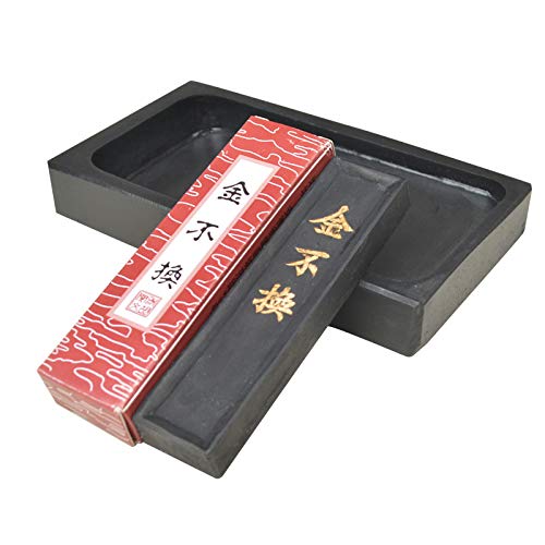 Easyou Chinese Calligraphy Natural Stone(Luowen Stone) She Ink Stone 5" #TOP3