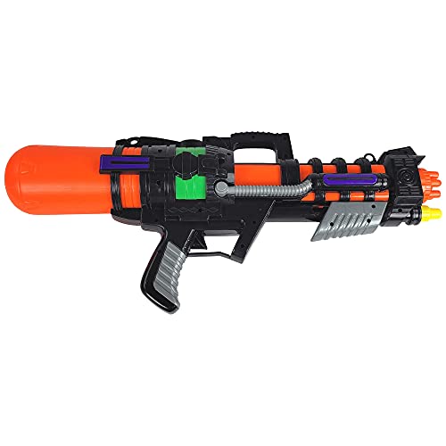 Large Water Guns For Kids, Super Squirt Gun Water Soaker Blaster High Capacity - Big Size Long Shooting Range Summer Water Toys Gun For Boys Girls And Adults Outdoor Pool/Garden Fighting (Black) #TOP6