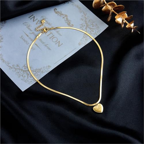 Collier cœur femme acier inoxydable inaltérable haute finition - 4