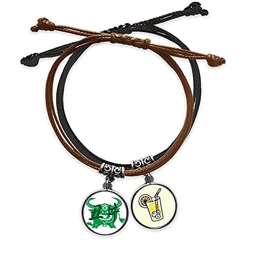 Chine Zodiac Bracelet Ox en corde et cuir pour votre style quotidien