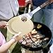 Gumney 50 Pieces Disposable Paper Plates 7 Inch, Eco-Friendly Heavy Duty Leak-Proof Sturdy Biodegradable Paper Plates Tableware for Home BBQ Party Utensils