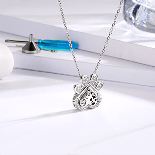 Sariel Pet Cremation Jewelry For Ashes - Dog Cat Urn Pendant Friends Furr Ever Necklace Keepsake Memorial Gifts For Women Pet Owner #TOP1