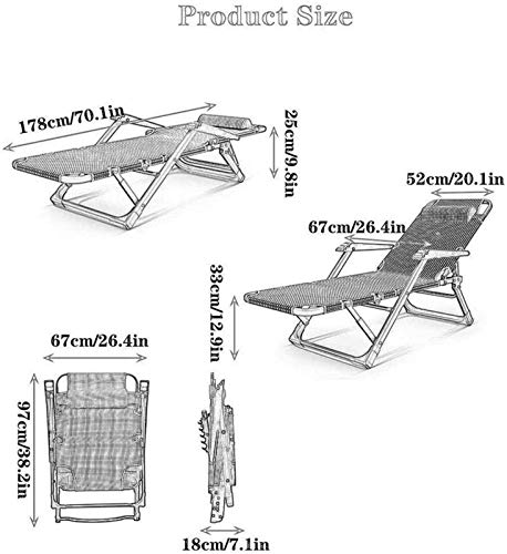 Xzgden Lightweight Patio Chairs Reclining Folding Chair Bed Sun Loungers Zero Gravity Chaise Lounges Outdoor Garden Deck Chair For Beach Camping Pool Supports 200Kg (Color : +Pink Cotton Pad) #TOP2