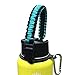 DOCAISIC 1 stücke Wasser Flasche Strap Griff Ringhalter Schnallen geflochtene Paracord Kesselträger Lanyard Cord Seil für Outdoor-Werkzeug Zum Tragen von Wasser (Color : D)