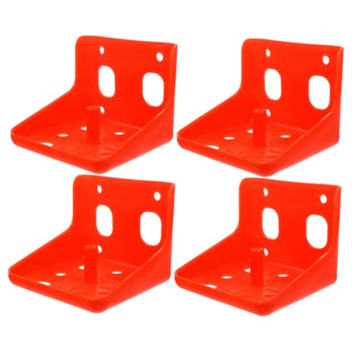 Plateau à blocs de sel pour bétail lot de 4 bacs d'alimentation robustes pour élevage