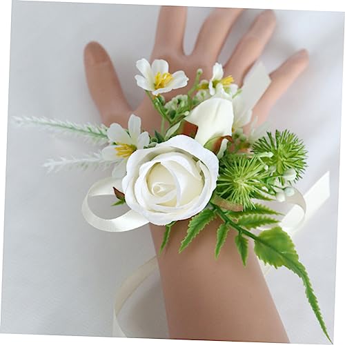 Boutonnière mariage sans flétrissement et corsage synthétique adaptable